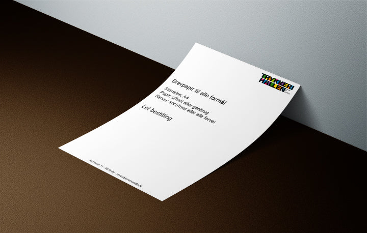 Brevpapir (design selv)